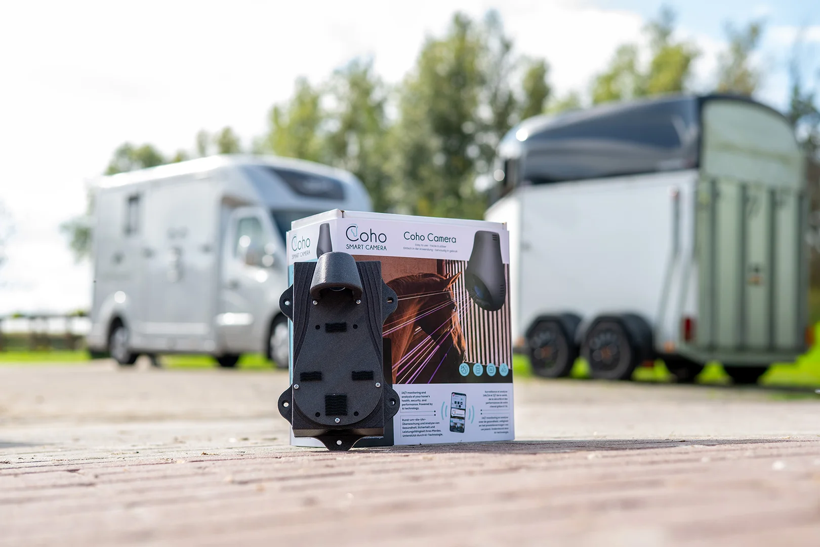 Coho 4G paarden camera stal camera AI paarden horses cheval pferde